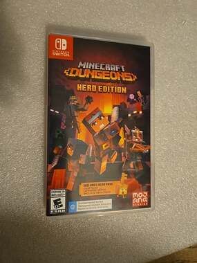 2020 Microsoft: Nintendo Switch: Minecraft Dungeons Hero Edition: